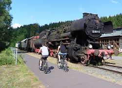 Apfelstädt-Radweg an der Lohmühle