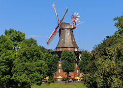 Windmühle auf dem Wall